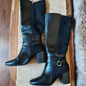 Black Liz Claiborne Women's Boots